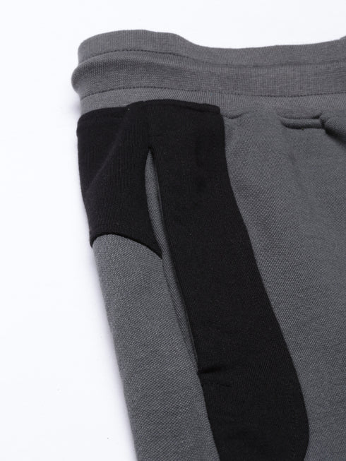Charcoal Solid Track Pant